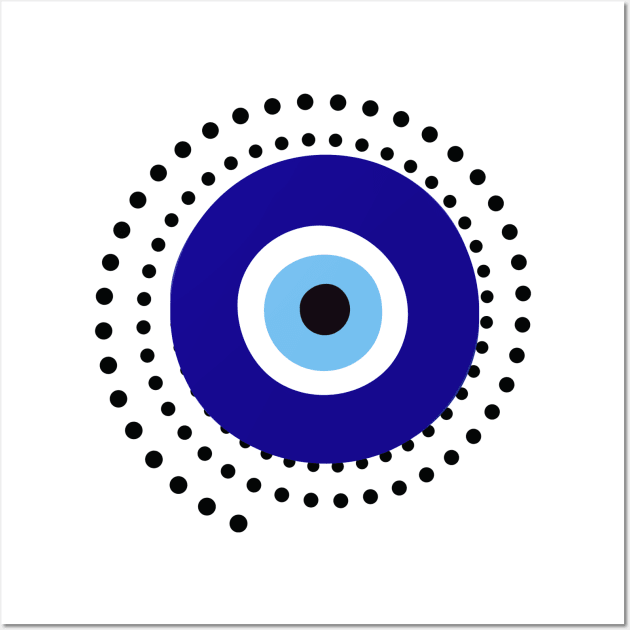 Evil Eye design Wall Art by JSnipe